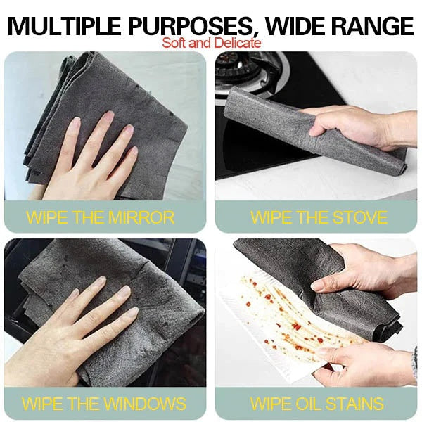 Magic Cleaning Cloths (10-Pack) – Streak-Free, Reusable, Super Absorbent