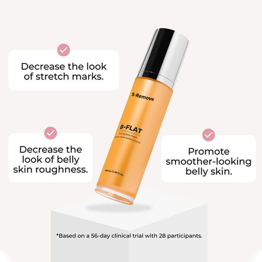 B-FLAT™ Belly Firming Cream – Stretch Mark & Skin Tightening Moisturizer